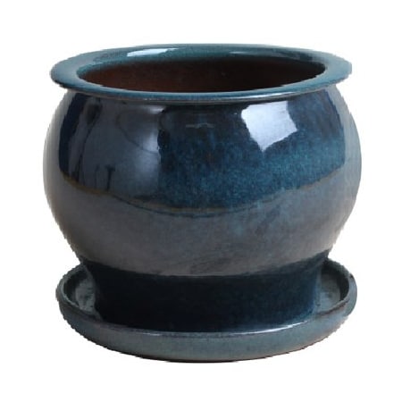 4 Aqua Blu Studio Pot